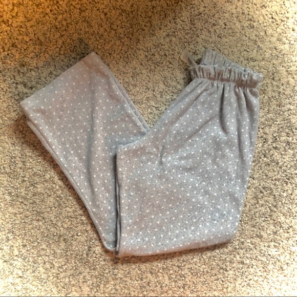 Grey & White Polka Dot Heart Winter Pajama Set - Picture 7 of 10